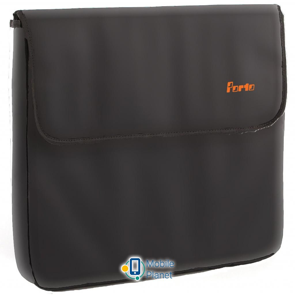 Чехол для ноутбука PORTO 14 (PS114BK) (UA) Способ закрытия липучка