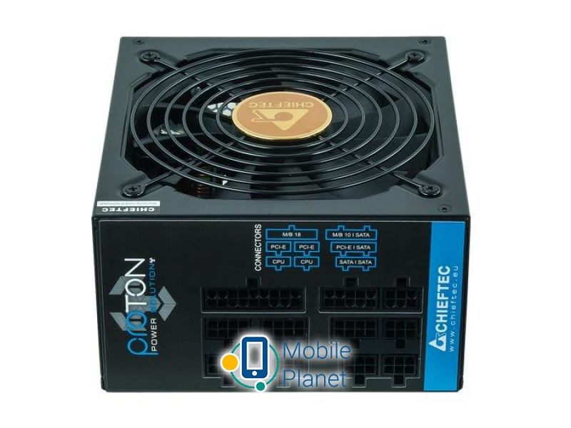 Chieftec 1000W BDF-1000C PROTON 80+ Bronze BOX (BDF-1000C) EU Максимальна потужність, Вт 1000;