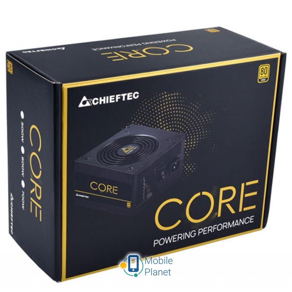 CHIEFTEC 500W (BBS-500S) Тип БП: для комп'ютерів; Стандарт