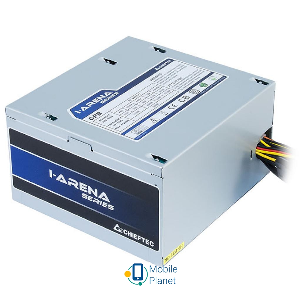 CHIEFTEC 500W (GPB-500S) Тип БП: для комп'ютерів; Стандарт