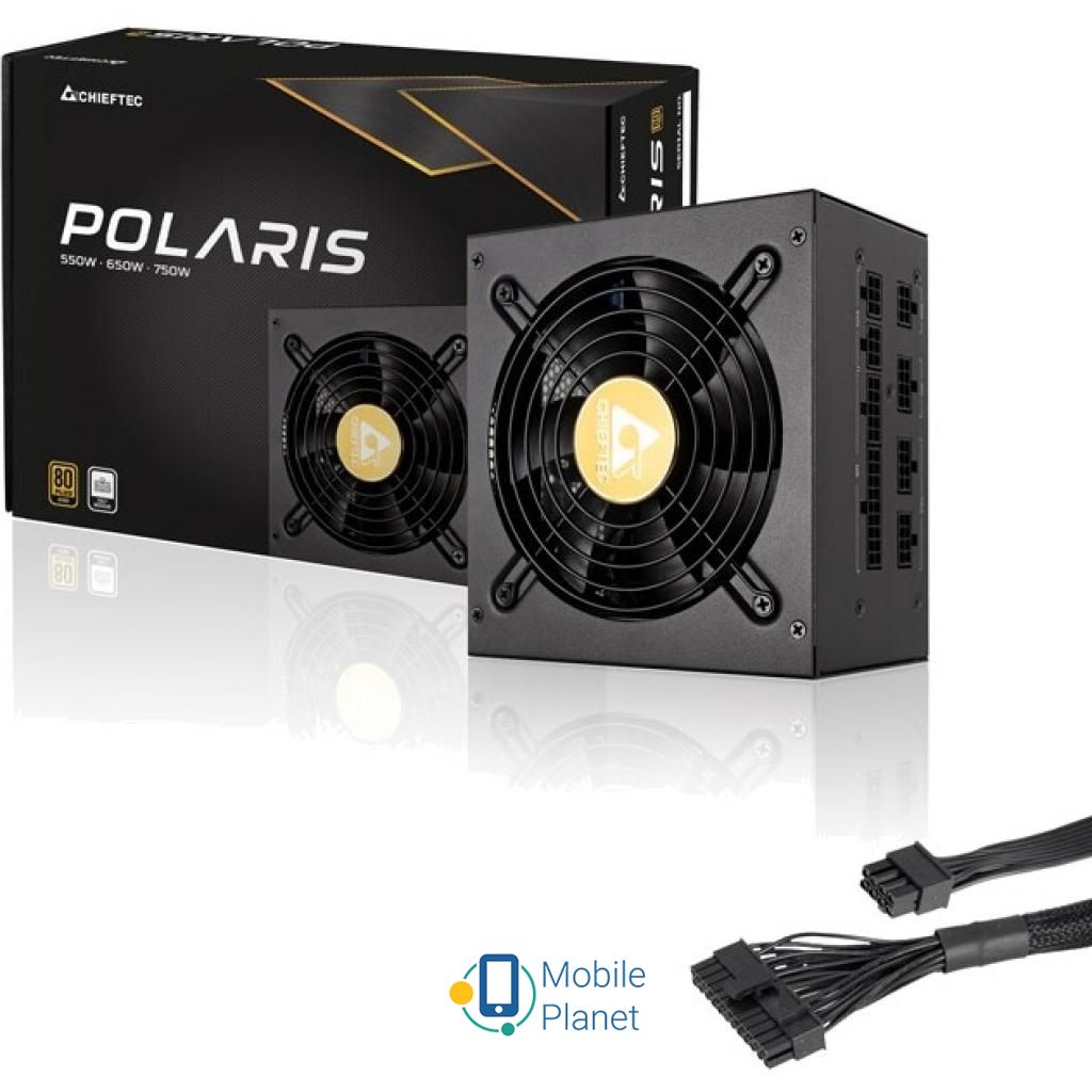 CHIEFTEC 650W Polaris (PPS-650FC) (UA) Потужність 650Вт