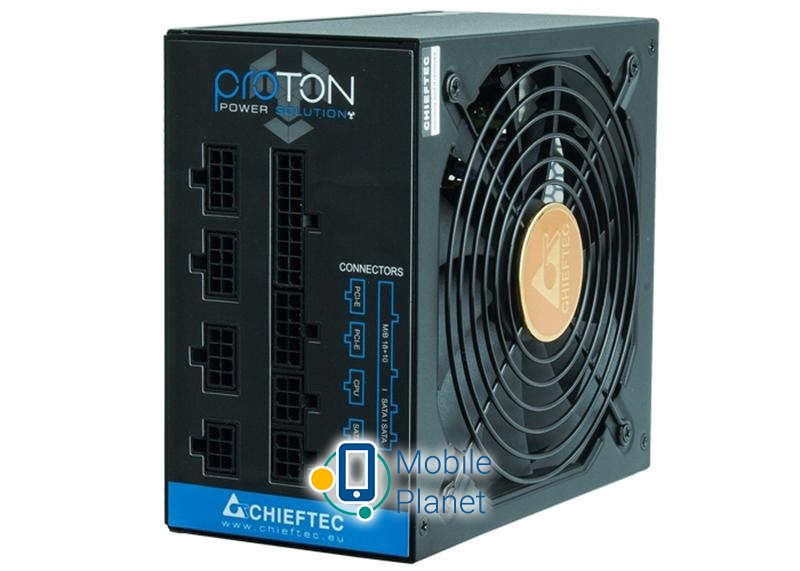 Chieftec BDF-850C Proton, ATX 2.3, APFC, 14cm fan Мощность (Вт): 850; Номинальное