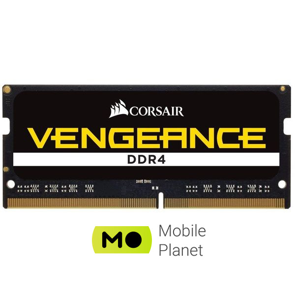 Corsair 16GB (2x8GB) 2400MHz CL16 Vengeance (CMSX16GX4M2A2400C16) EU Тип пам'яті  DDR4 Sodimm