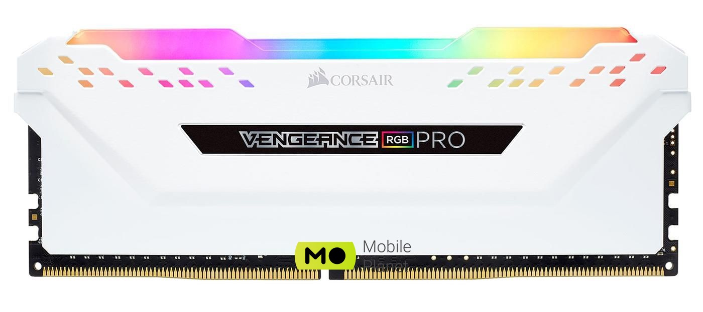 Corsair 16GB (2x8GB) 3200MHz CL16 Vengeance White RGB Pro (CMW16GX4M2C3200C16W) EU Серії  RGB помста PRO