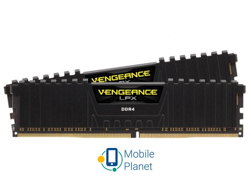 Corsair 32GB 3000MHz Vengeance LPX Black CL16 (2x16GB) (CMK32GX4M2D3000C16) EU Тип памяти: DDR4; Вместимость