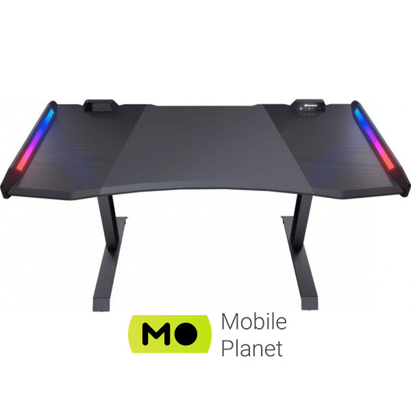 Cougar MARS Black (UA) Особливості USB 3.0 хаб, RGB підсвічування, регулювання висоти, 3,5 мм вихід для навушників, 3,5 мм порт для мікрофона