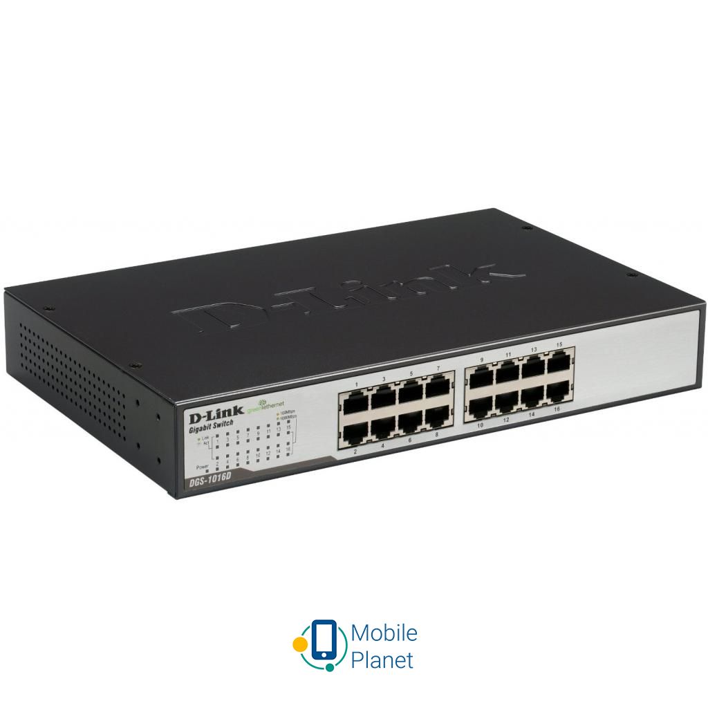 D-Link DES-1016D/F1 (DES-1016D) (UA) Количество LAN портов 16x10/100TX