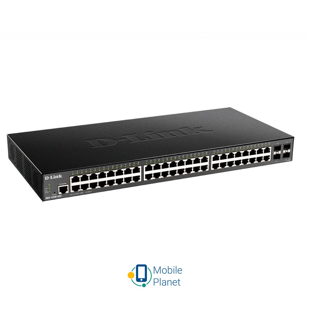 D-Link DGS-1250-52X (UA) Тип: управляемый 3-го уровня;