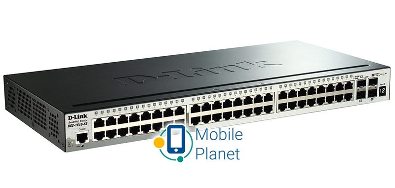 D-Link DGS-1510-52 (UA) Тип: Коммутатор; Порты: 48 x