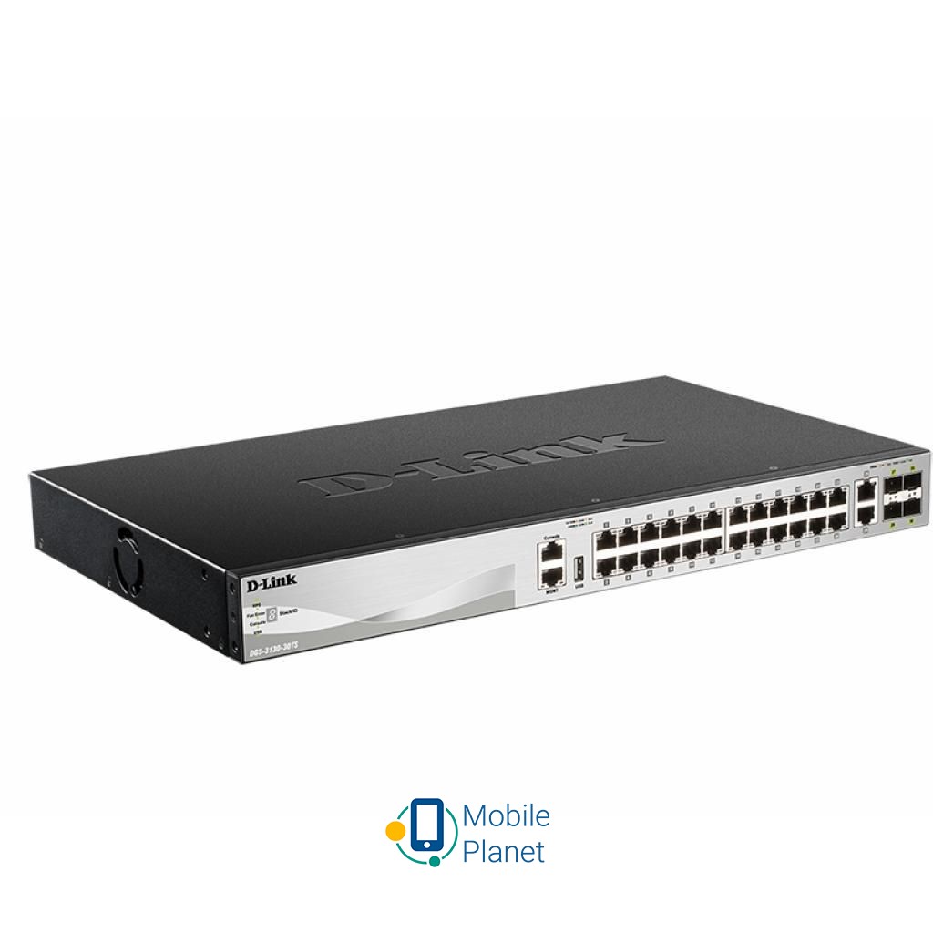 D-Link DGS-3130-30TS (UA) Тип: керований 3-го рівня;