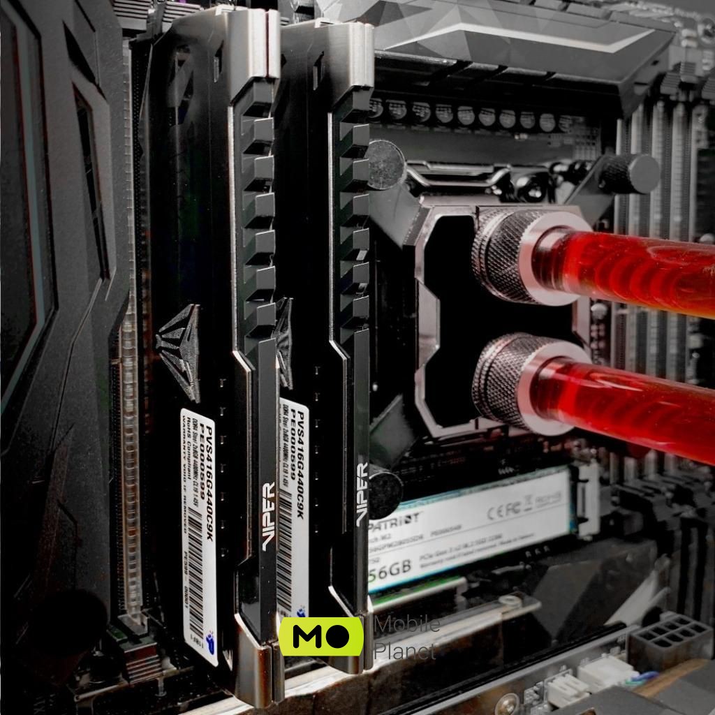 DDR4 16GB (2x8GB) 3600 MHz Viper Steel Patriot (PVS416G360C7K) Тип пам'яті: DDR4; Обсяг пам'яті: 16