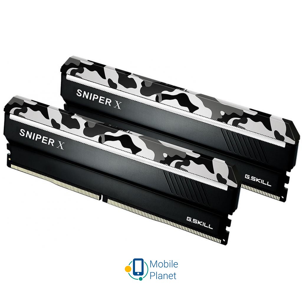 DDR4 32GB (2x16GB) 3200 MHZ SniperX Urban Camo G.Skill (F4-3200C16D-32GSXWB) (UA) Тип памяти: DDR4; Объем памяти: 32 GB;
