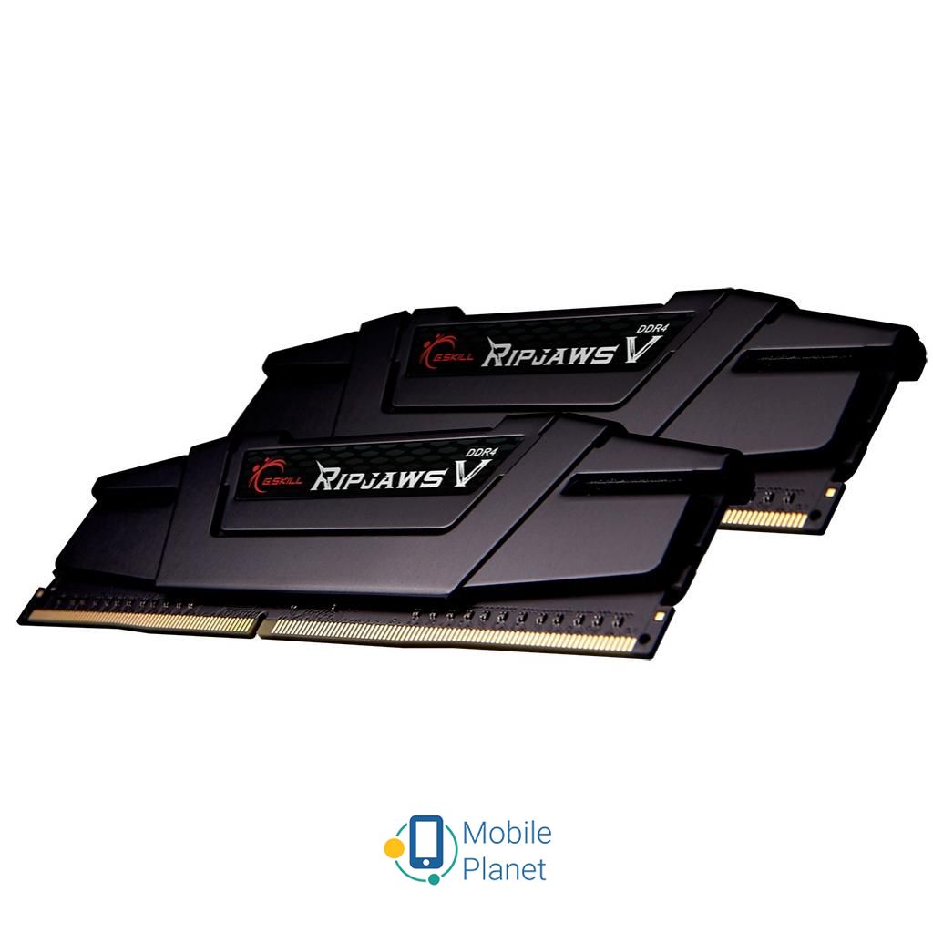 DDR4 64GB (2x32GB) 3200 MHz RipjawsV G.Skill (F4-3200C16D-64GVK) (UA) Тип пам'яті: DDR4; Обсяг пам'яті: 64