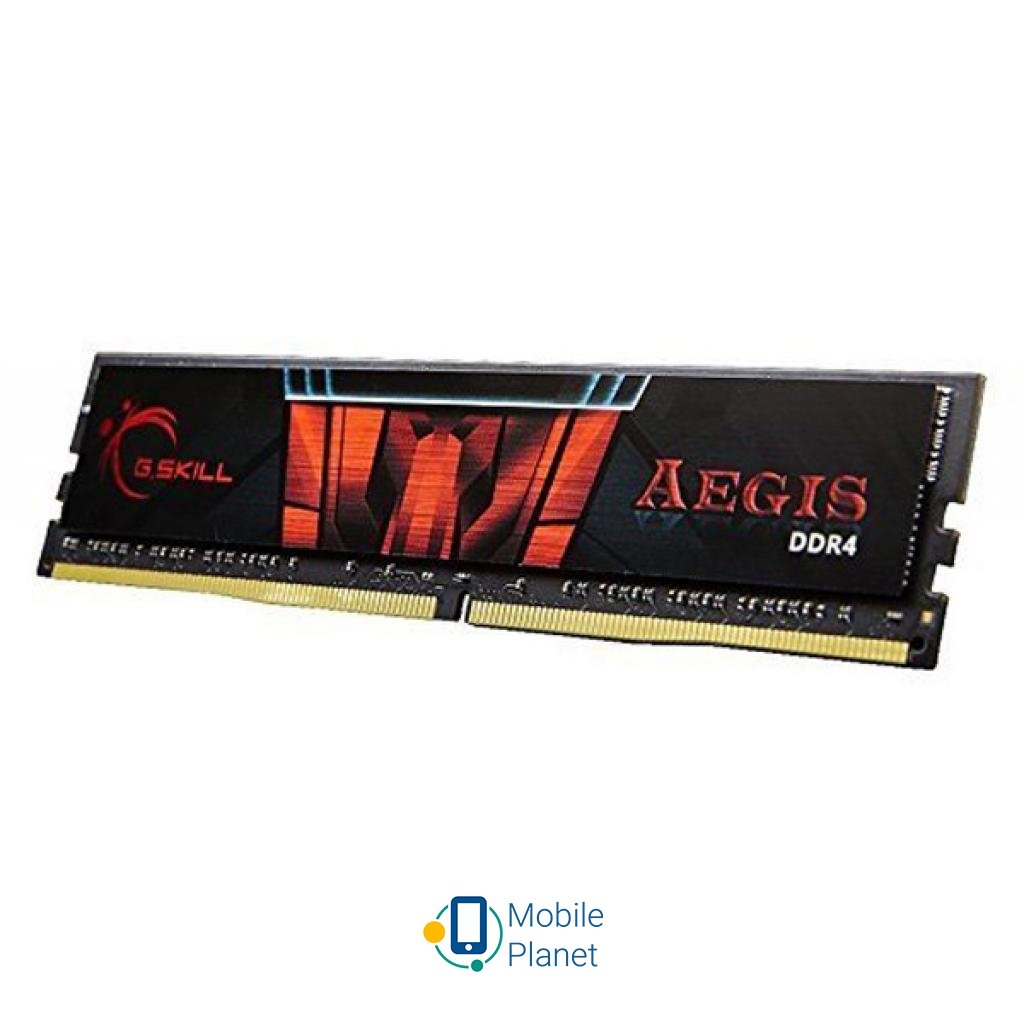 DDR4 8GB 3000 MHz Aegis G.Skill (F4-3000C16S-8GISB) Тип пам'яті: DDR 4; Обсяг пам'яті: 8