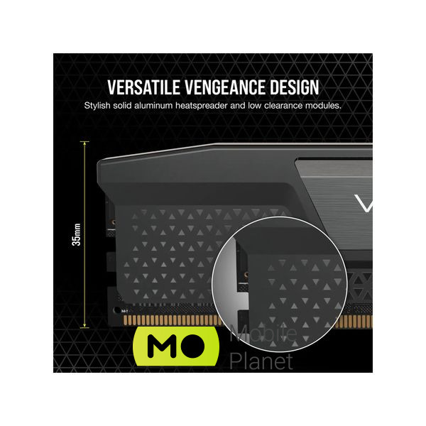 DDR5 32GB (2x16GB) 5200 MHz Vengeance Corsair (CMK32GX5M2B5200C40) (UA) Тип пам'яті: DDR5; Об'єм пам'яті: 32