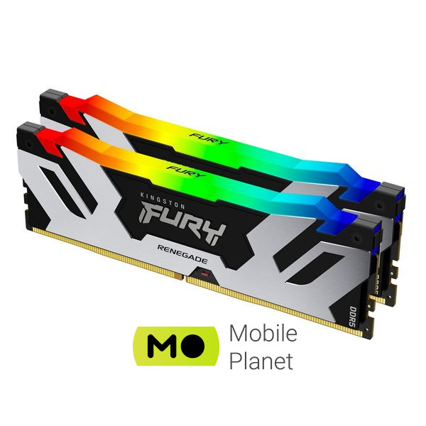 DDR5 32GB (2x16GB) 6400 MHz Renegade Silver RGB Kingston Fury (ex.HyperX) (KF564C32RSAK2-32) (UA) Тип памяти: DDR5; Объем памяти: 32
