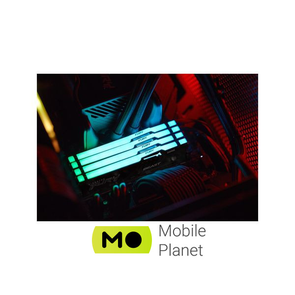 DDR5 64GB (2x32GB) 5600 MHz FURY Beast RGB Kingston Fury (ex.HyperX) (KF556C40BBAK2-64) (UA) Количество модулей в наборе 2