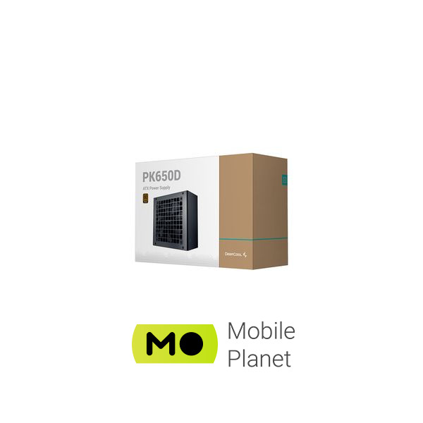 Deepcool 650W PK650D (R-PK650D-FA0B-EU) (UA) Тип ПК: для комп'ютерів; Стандарт