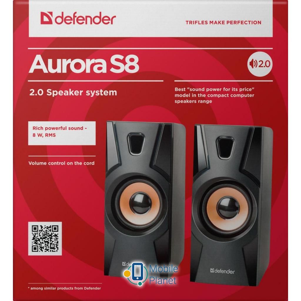 Defender Aurora S8 Black (65408) (UA) Подключение проводное