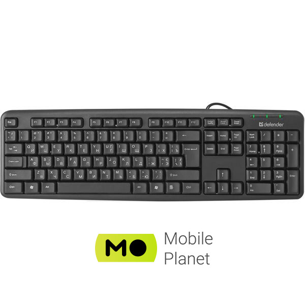 Defender Dakota C-270 UKR USB Black (45271) (UA) Конструкція мембранна