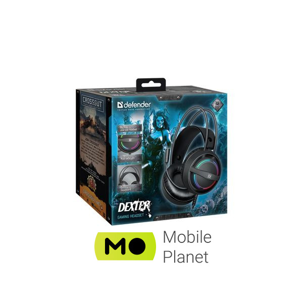 Defender Dexter RGB Black (64595) (UA) Тип пристрою: гарнітура; Тип: