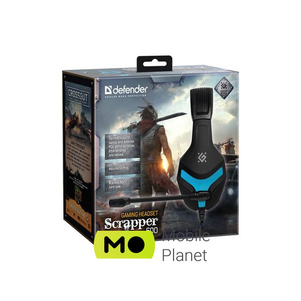 Defender Scrapper 500 Blue-Black (64501) (UA) Тип геймерські (ігрові)