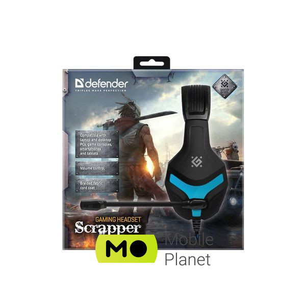 Defender Scrapper 500 Blue-Black (64501) (UA) Тип пристрою: гарнітура; Тип: