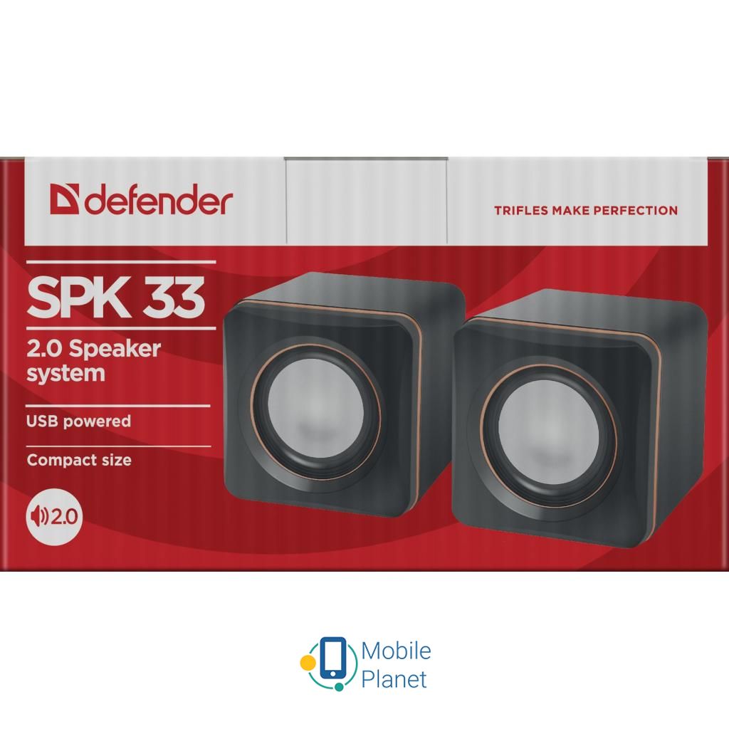 Defender SPK 33 Black (65633) (UA) Тип: колонки для комп'ютера;