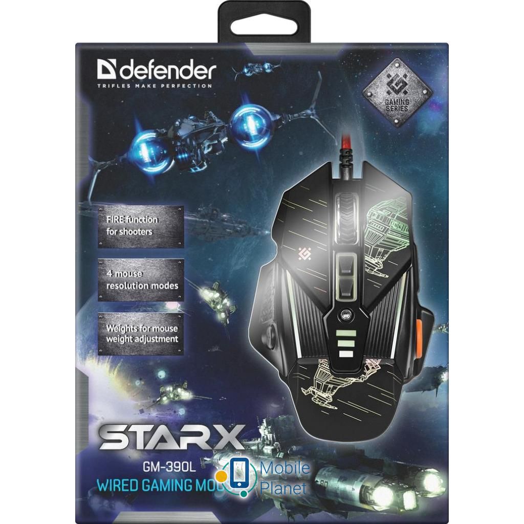 Defender sTarx GM-390L Black (52390) (UA) Назначение для ноутбука, для компьютера