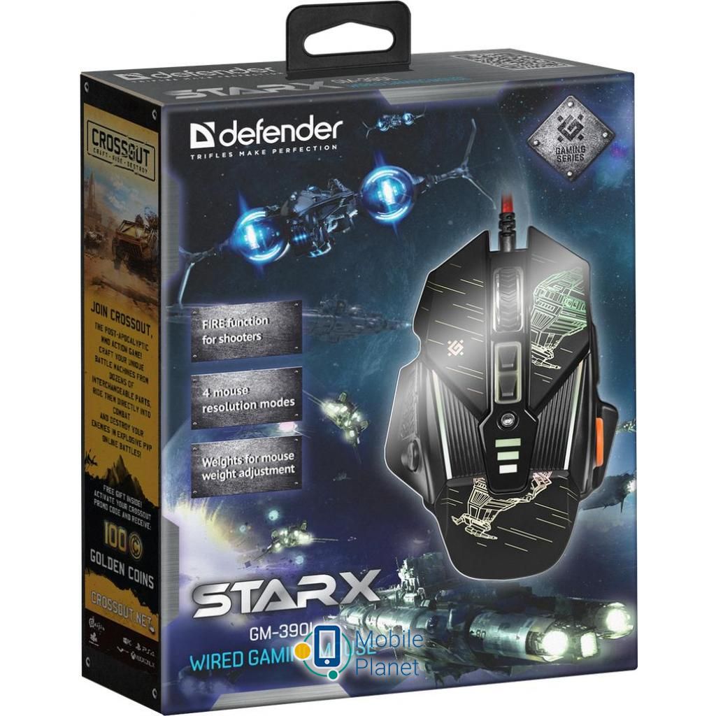 Defender sTarx GM-390L Black (52390) (UA) Тип: Оригінальний дизайн,