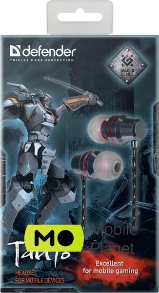 Defender Tanto Black + Gray (64451) (UA) Тип подключения: проволочные;