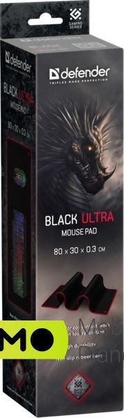 Defender Ultra 800х300х3мм Black (50561) (UA) Можливість використання з двох сторін форуме