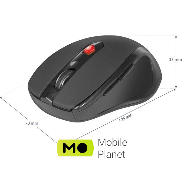 Defender Ultra MM-315 Wireless Black (52315) (UA) Назначение для ноутбука, для компьютера