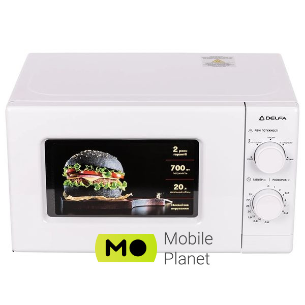 Delfa MD202MW (UA) Тип: мікрохвилі; Спосіб
