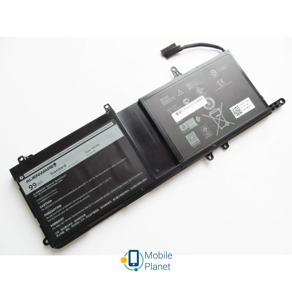 Dell Alienware 17 R4 9NJM1, 99Wh (8820mAh), 9cell, 11.4V, Li-ion (A47317) (UA) Тип Li-Ion