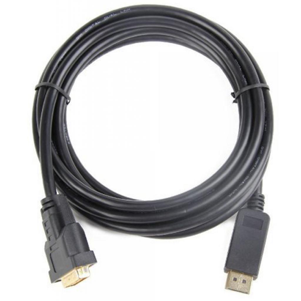Display Port to DVI 24+1pin, 1.8m Cablexpert (CC-DPM-DVIM-1.8М) (UA) Тип: кабель; Тип Вход: DisplayPort; Тип
