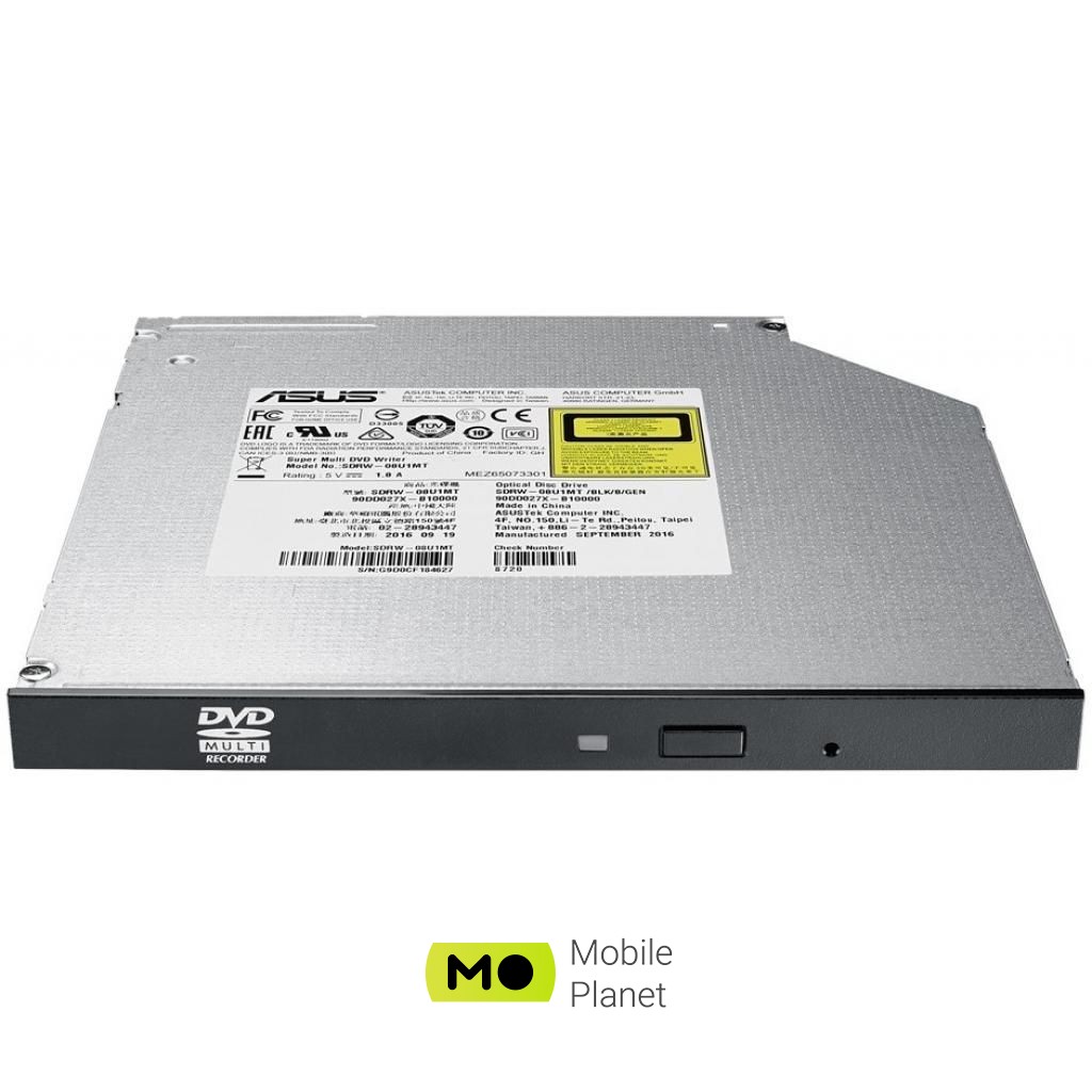 DVD ± RW ASUS SDRW-08U1MT / BLK / B / GEN (90DD027X-B10000) (UA) Тип поставки OEM