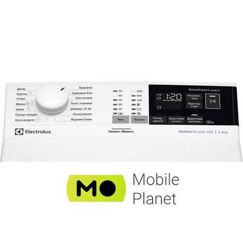 Electrolux EW 6 T 4062 U Вертикальне завантаження;