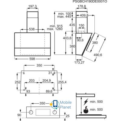 ELECTROLUX LFV616W Тип: похила; Фільтри: жирової;