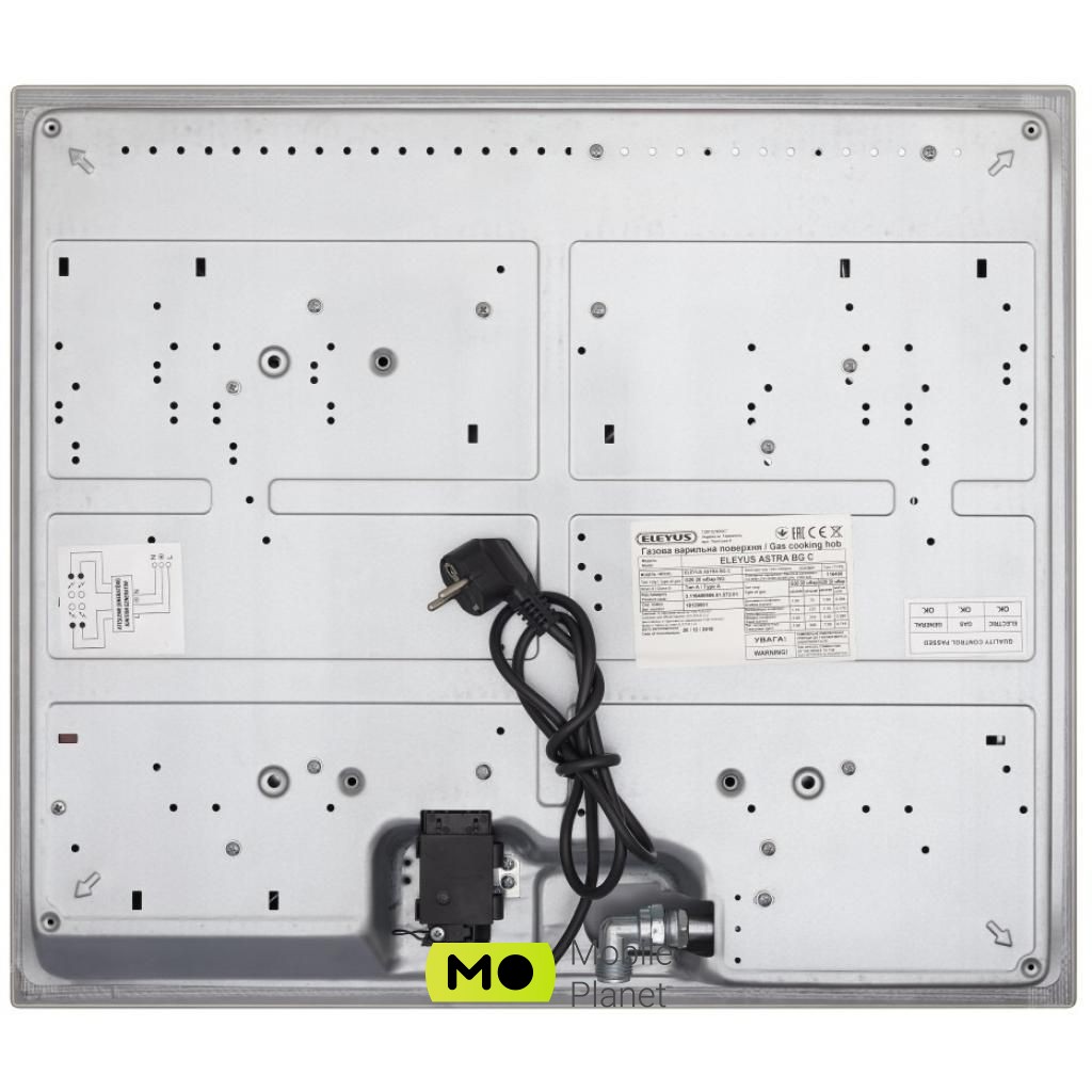 ELEYUS ASTRA 60 BG CF (UA) Матеріал поверхні скло