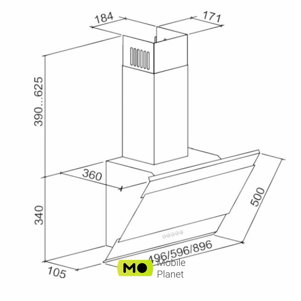 ELEYUS Focus 1000 60 BL (UA) Тип: похила; Продуктивність: 1000 м
