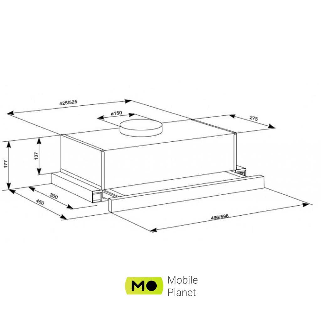 ELEYUS LOTUS 1000 50 WH (UA) Тип: встраиваемая;