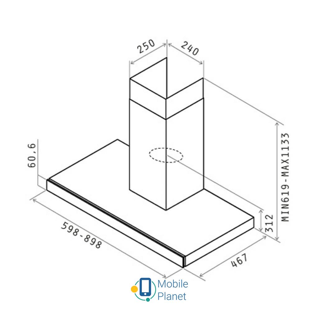 ELICA JOY BLIX/A/90 Тип: Т-подібна; Фільтри:
