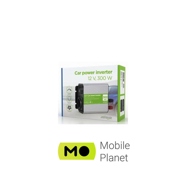 EnerGenie 12V/220V 300 Вт (EG-PWC300-01) (UA) Вхідна напруга 12 В