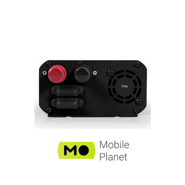 EnerGenie 12V/220V 500 Вт (EG-PWC500-01) (UA) Вихідна потужність 500 Вт