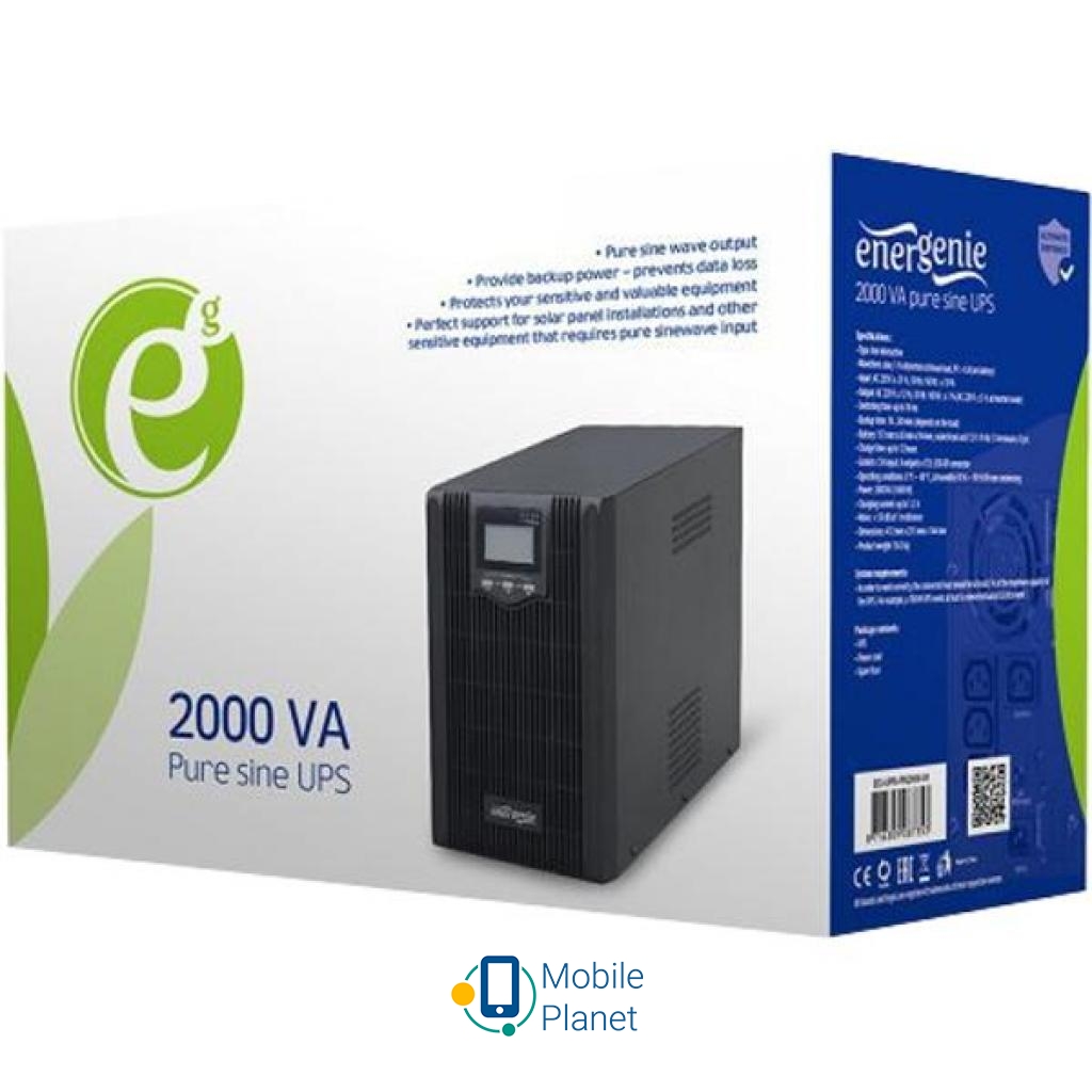 EnerGenie EG-UPS-PS2000-01, 2000VA (EG-UPS-PS2000-01) Производитель: EnerGenie; Модель: