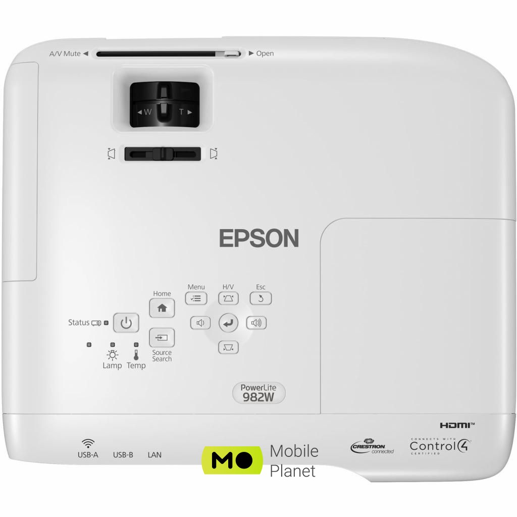 EPSON EB-982W (V11H987040) (UA) Тип: для школ и ВУЗов, для