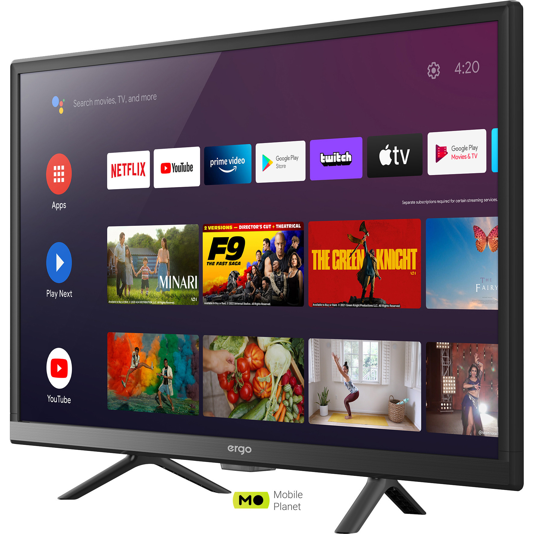 ERGO 24GHS5500 Частота, Гц 60