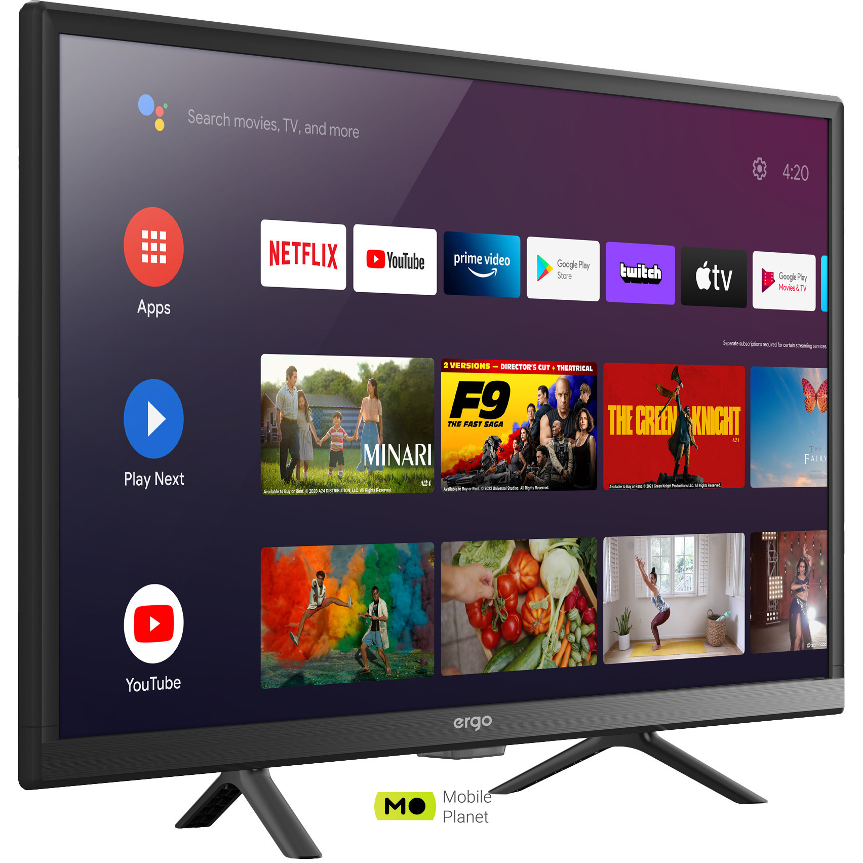 ERGO 24GHS5500 Роздільна здатність, пікселі 1366x768 