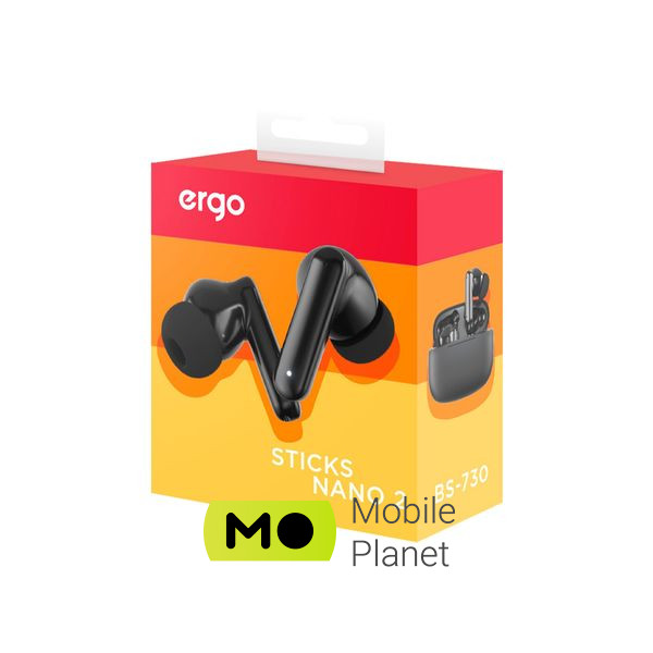 Ergo BS-730 Sticks Nano 2 Black (BS-730K) (UA) Тип пристрою: гарнітура; Тип: TWS